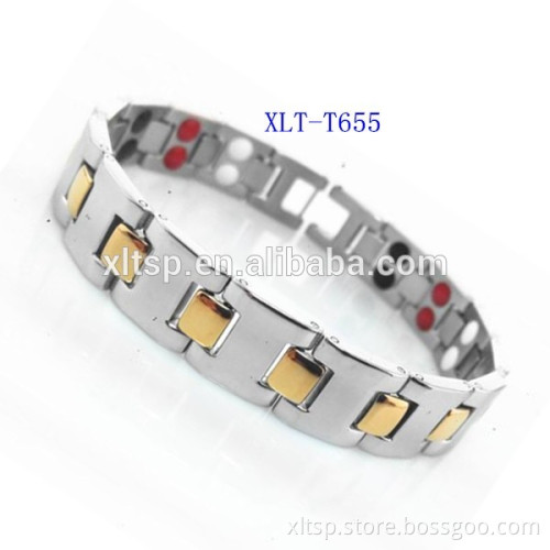 Men style stainless steel magnetic therapy bracelet hot sales
